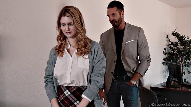 Bunny Colby seduces Professor Mclane for a hot afternoon fuck with Quinton James