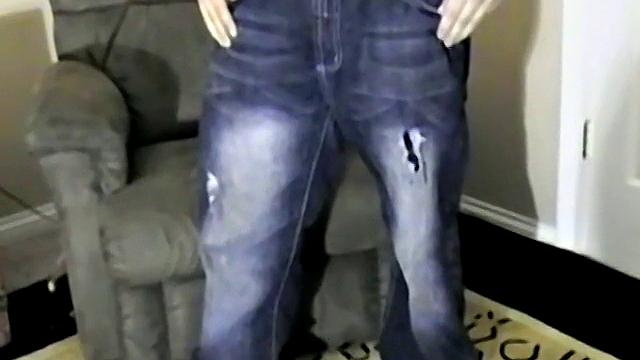 Hairy Straight Brad Blasts His Load - Brad