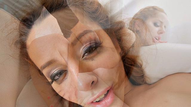 Petite redhead Vanna Bardot takes a huge cock