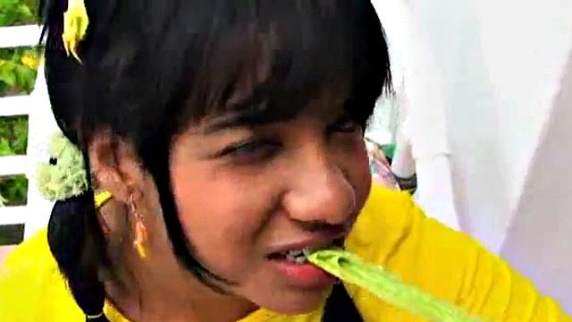 Naughty Latina fingering a pussy and ass closeup