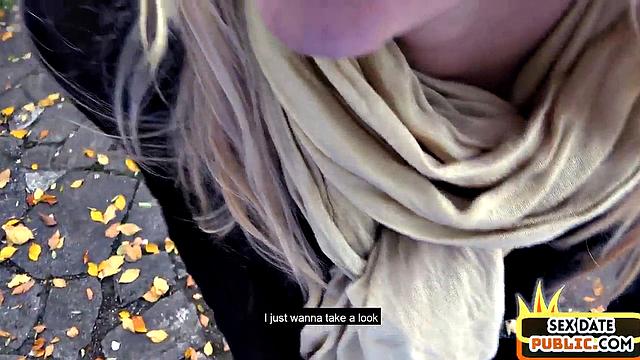 Public BJ amateur gets POV fucked in hotel room on date