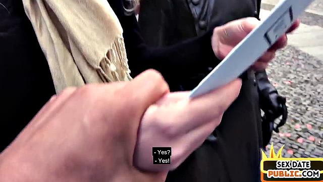 Public BJ amateur gets POV fucked in hotel room on date