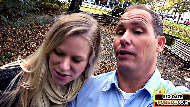 Public BJ amateur gets POV fucked in hotel room on date