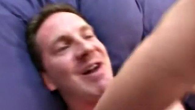 Hot blonde rides hard cock