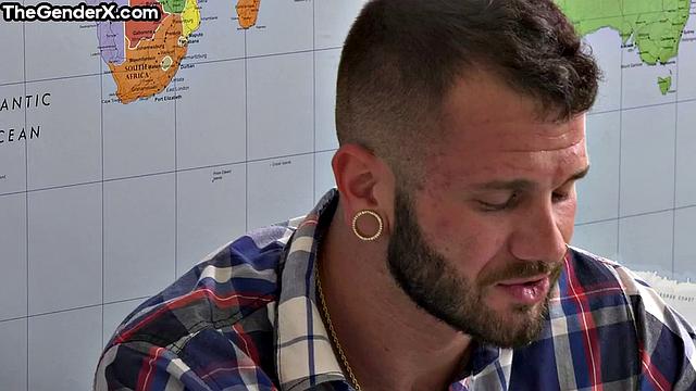 Stunning Trans Deepthroating