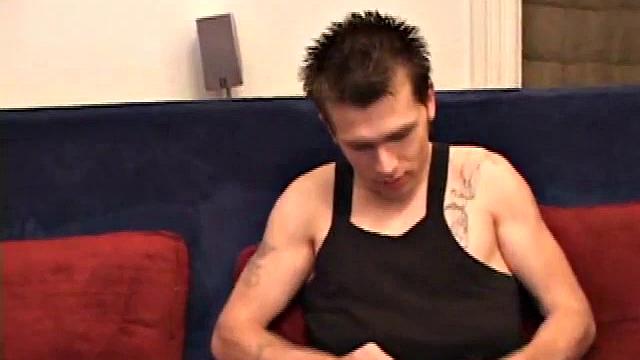 Back from skateboarding, Sheldon whips out his dick. Then he pulls a leg over his head and begins sucking on the head of his hard cock.