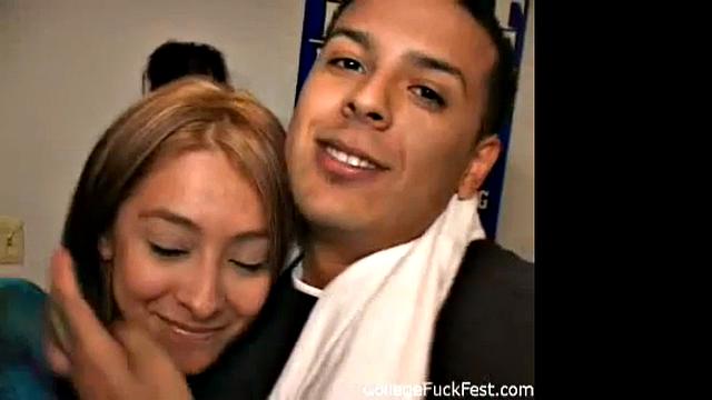 College Lesbian Licking Pussy at Party