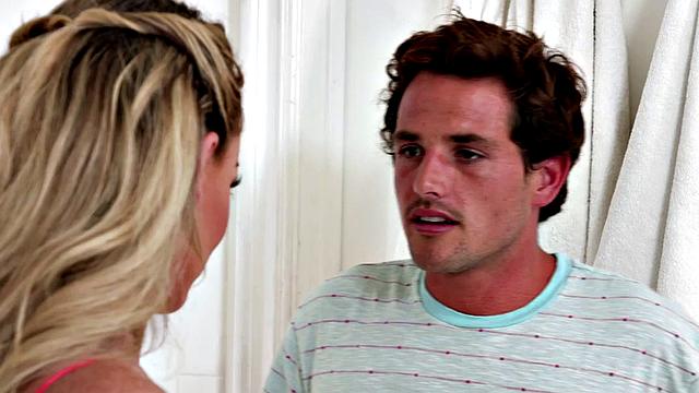 Busty WAM MILF fucked on inflatable mattress in massage