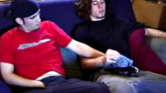 Lukas and Adam fuck hard at home