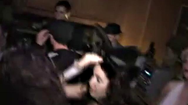 Coed Foursome Teens Go to Town