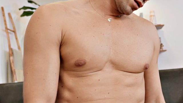 Athletic eager jock pleases cock at home till cumshot