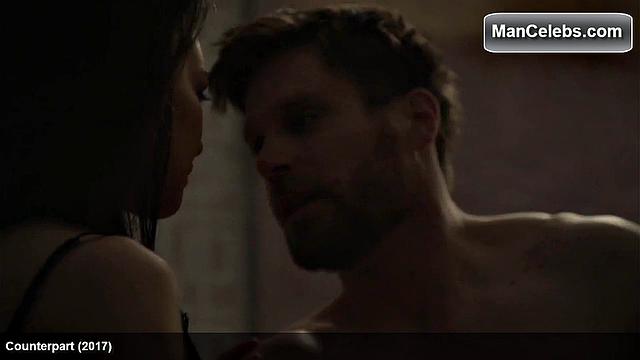 Ken Duken rubbing naked body