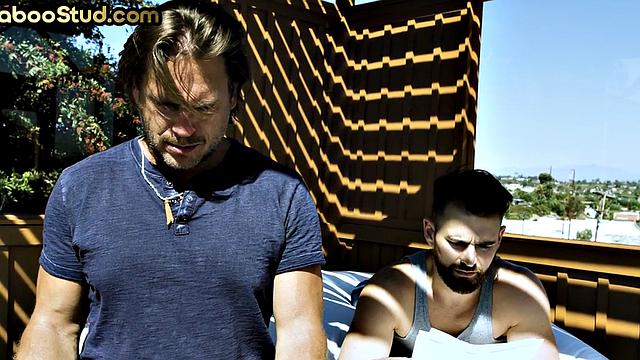 Taboo stud fucked by stepdad cock while home alone