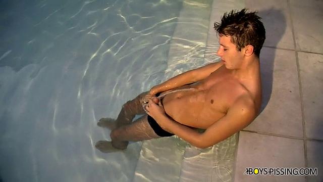 Damon Archer and Jimmy Roman Have Wet Poolside Sex - Damon Archer and Jimmy Roman