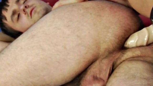 Strapon domina pegging her submissive bfs