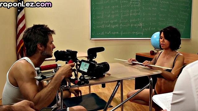 Dirty dykes love fucking in the asshole with strapon toys