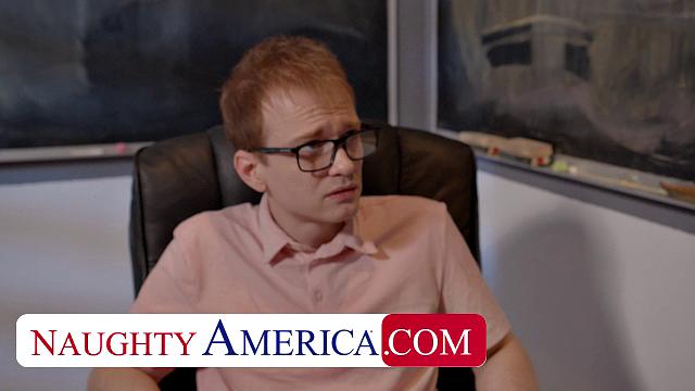 Nina Elle with the class perv