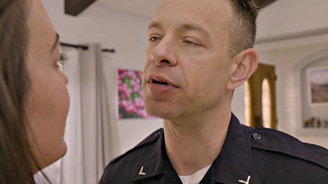 MommyBlowsBest - Hot Busty MILF TITTYFUCKED BY THE LAW'S LONG DICK