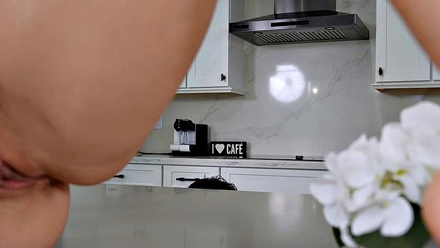 Big-titted stepmom cockriding stepson