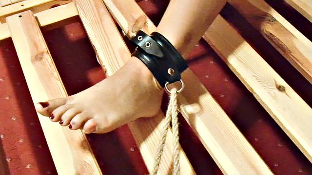 Waxing Bondage Teen With Perfect Body Amy