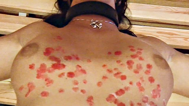 Waxing Bondage Teen With Perfect Body Amy