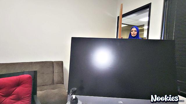 Hijab Fantasy - What Does She Do For her Greencard? Girl Fucked