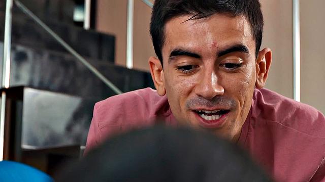 Fitness babe gets cocked by instructor