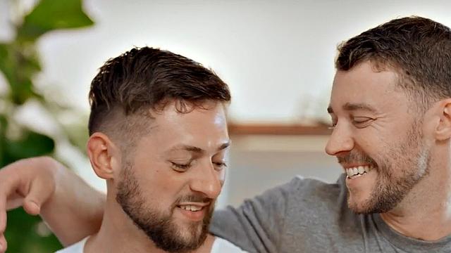 Amateur eager jock drills till facial after casting