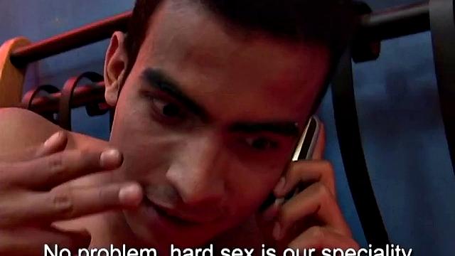 We look in on Latin twinks Hernan and Martin, as they enjoy a kinky evening of sex, spanking, and bondage. Cocks are sucked and ass is licked, before the skinny and smooth sub takes an ass pounding he won't soon forget.