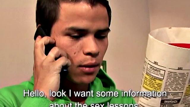 We look in on Latin twinks Hernan and Martin, as they enjoy a kinky evening of sex, spanking, and bondage. Cocks are sucked and ass is licked, before the skinny and smooth sub takes an ass pounding he won't soon forget.