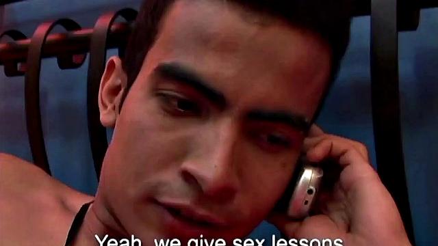 We look in on Latin twinks Hernan and Martin, as they enjoy a kinky evening of sex, spanking, and bondage. Cocks are sucked and ass is licked, before the skinny and smooth sub takes an ass pounding he won't soon forget.