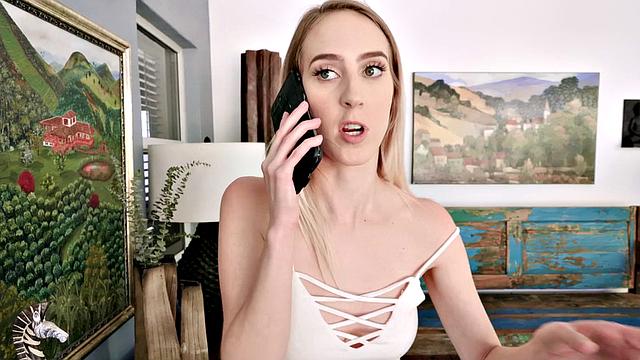 Hottie Cheats On The Phone