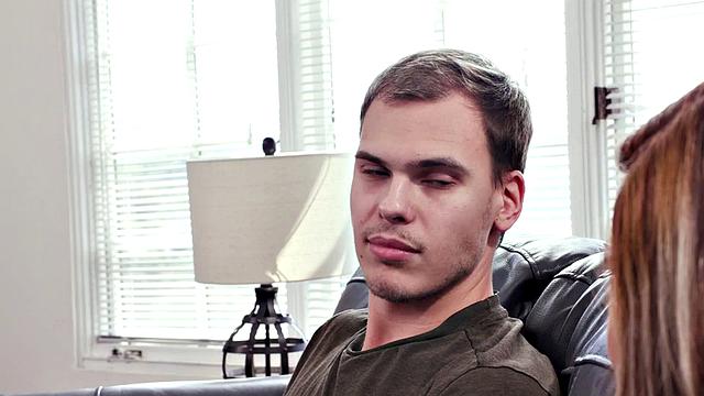 Big-titted racy trans assfucked in doggy by lucky guy