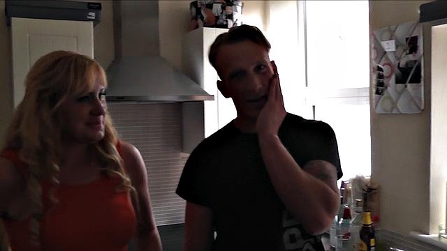 Foursome drilling with blonde MILF and brunette slut