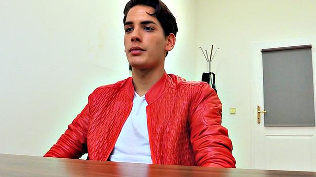 Picked up cute twink cocksucking in POV before barebacking