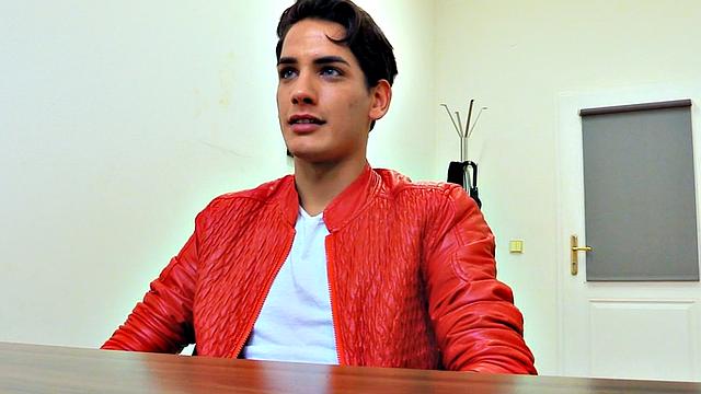 Picked up cute twink cocksucking in POV before barebacking