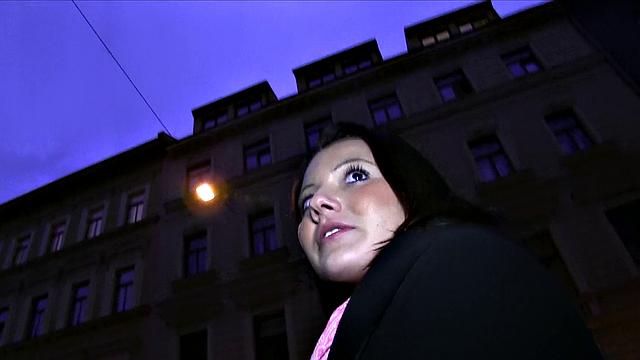 Adorable Babe Sucks And Fucks Stranger To Buy Christmas Gifts