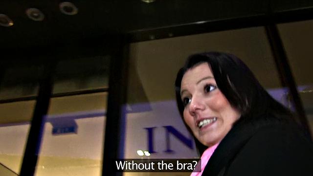 Adorable Babe Sucks And Fucks Stranger To Buy Christmas Gifts