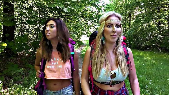 Get ready for wild threesomes & wild pussy licking in fake taxi!