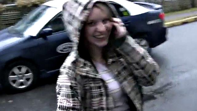 Public teen slut sucking