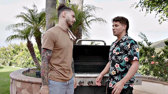 ADULT TIME - Lexi Lore And Adonis Breeds Seduce Her Bestie's Husband For Ass Threesome!