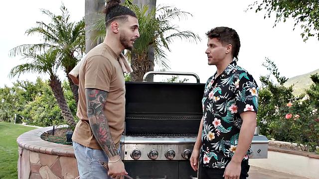 ADULT TIME - Lexi Lore And Adonis Breeds Seduce Her Bestie's Husband For Ass Threesome!