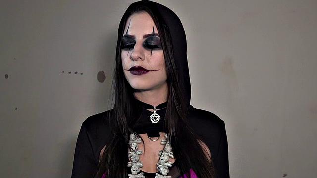 Kinky tattooed babe takes on Might Rider & Reaper in a hardcore pussy licking frenzy