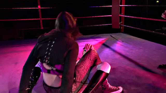 Kinky tattooed babe takes on Might Rider & Reaper in a hardcore pussy licking frenzy