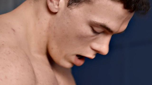 Eager jock bareback fucks BF and passionate kissing