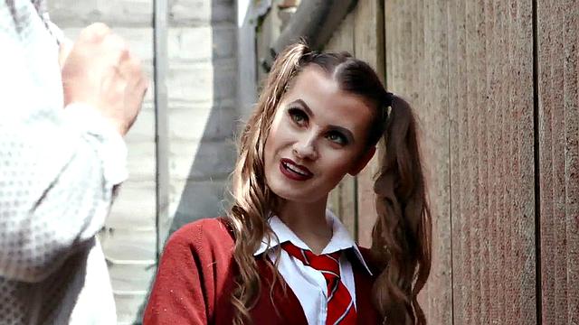 Stripping coed teasing old teacher