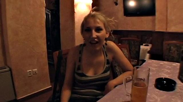 Public anal amateur GF POV fucked in cafe casting