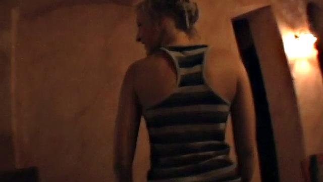 Public anal amateur GF POV fucked in cafe casting