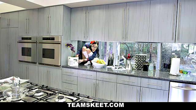 Small Oriental Chick With a Tight Slit