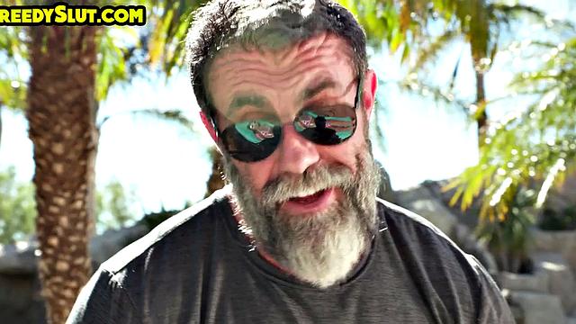 Petite bikini babe at pool in tight muff